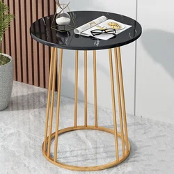 Modern Small Round Coffee Tables Decoration Living Room Minimalist Mobile Coffee Table with Storage Household Items