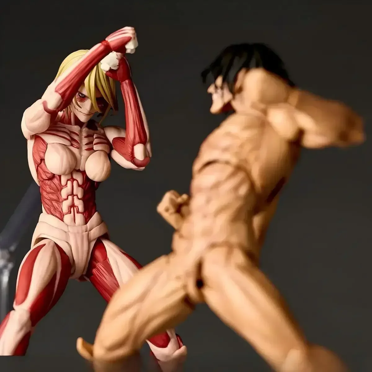 

Новая фигурка «Атака Титанов»: Удивительная коллекционная модель Yamaguchi Revoltech Nr068 — Женский Титан Ани Леонгард. Игрушка, подарок.