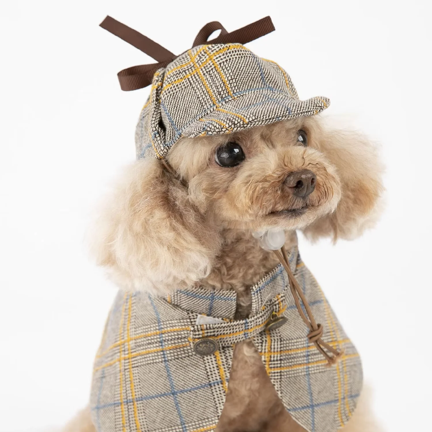 Hot Sale Cat Dog Detective Costume Dog Scottish Puppy Cosplay Outfit Pet Fall Winter Clothes Dog designer clothes Doggy clothes