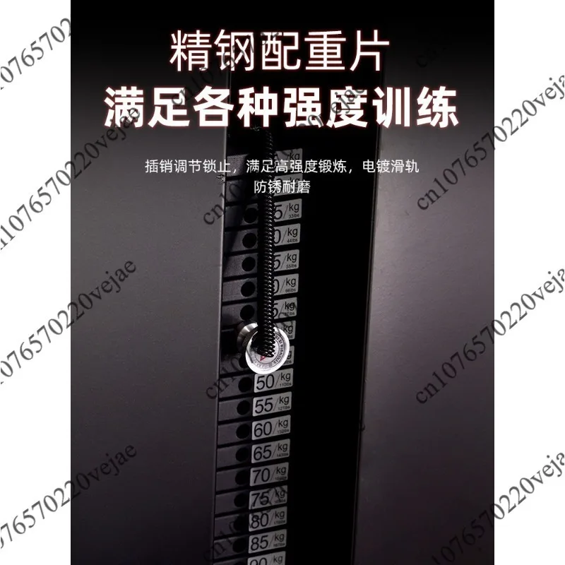 Gym commercial full set of strength equipment, high pull-down trainer, chest push, leg pull back special equipment