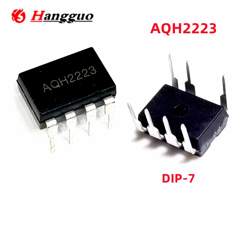 

100Pcs/Lot Original AQH2223 2223 DIP-7 direct insert 7 pin IC solid state relay Best quality