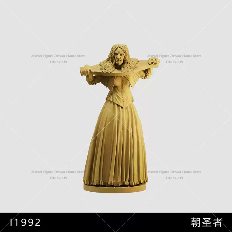 1/64 1/43 1/35 Miniaturszene Puppe Schlaghammer Tolles Kind Dire Mutter Pilgerin Torso Unpanited Weiße Minifigur