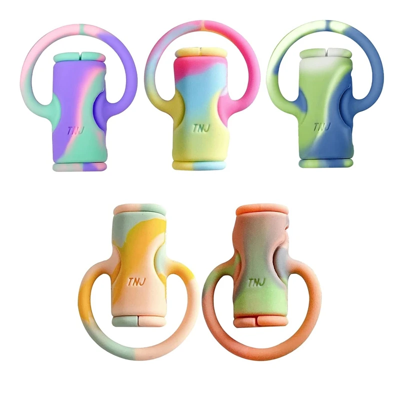 Bonito Silicone Cable Protector Set, Charger Kit, Tipo C, Micro-USB, Data Cable Protector, Capa, 5pcs