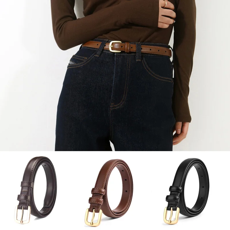 Simple Birthday Gift New Women's Pin Buckle Multi-function Belt With Exquisite Skirt Jeans Accessories