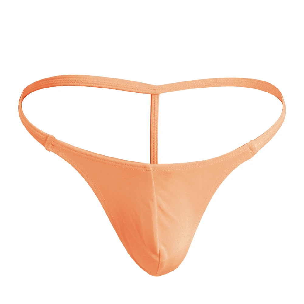 Men's Thong Erotic Panties Sexy Bulge Pouch G-strings Thongs Solid Color Low Waist Gay Jockstrap Erotic Lingerie Briefs Panties