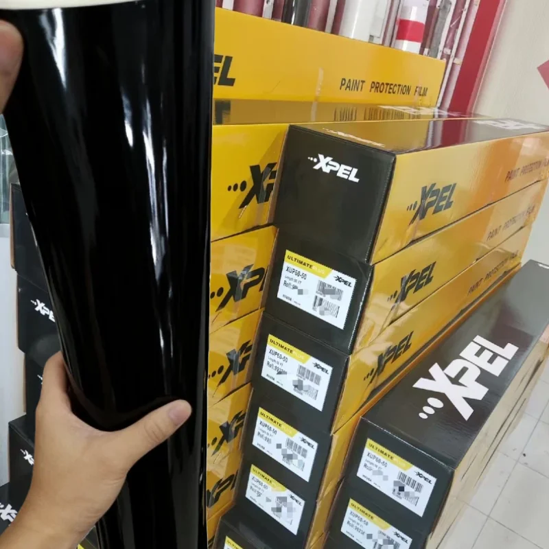

Глянцевая черная пленка XPEL Ultimate Plus TPU PPF для автоматической защиты краски, глянцевая прозрачность, самозаживляющая, термостойкая
