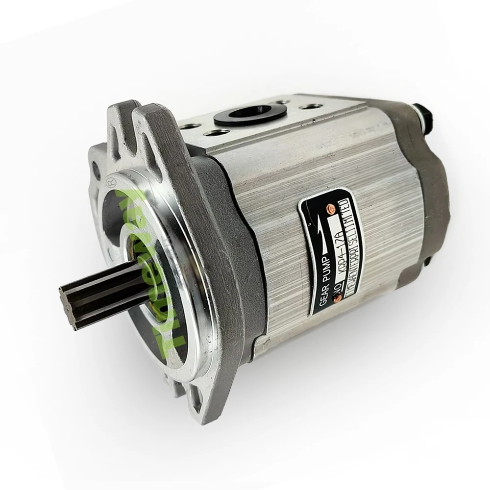 

Гидравлический шестеренчатый насос KRP KRP4-17A для вилочного погрузчика, вал насоса KRP4 φ17мм, 10 зубьев, левое вращение, запчасти для вилочных погрузчиков