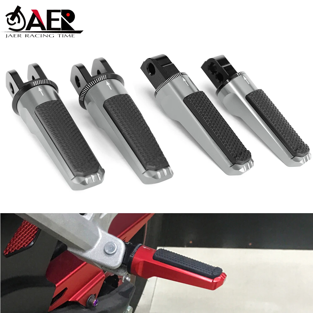 

Front Rear Footrest Foot Pegs Pedals for SUZUKI GSXR600 GSXR750 GSXR1000 GSR600 GSR750 SV650 SV650X B-KING SFV650 GLADIUS