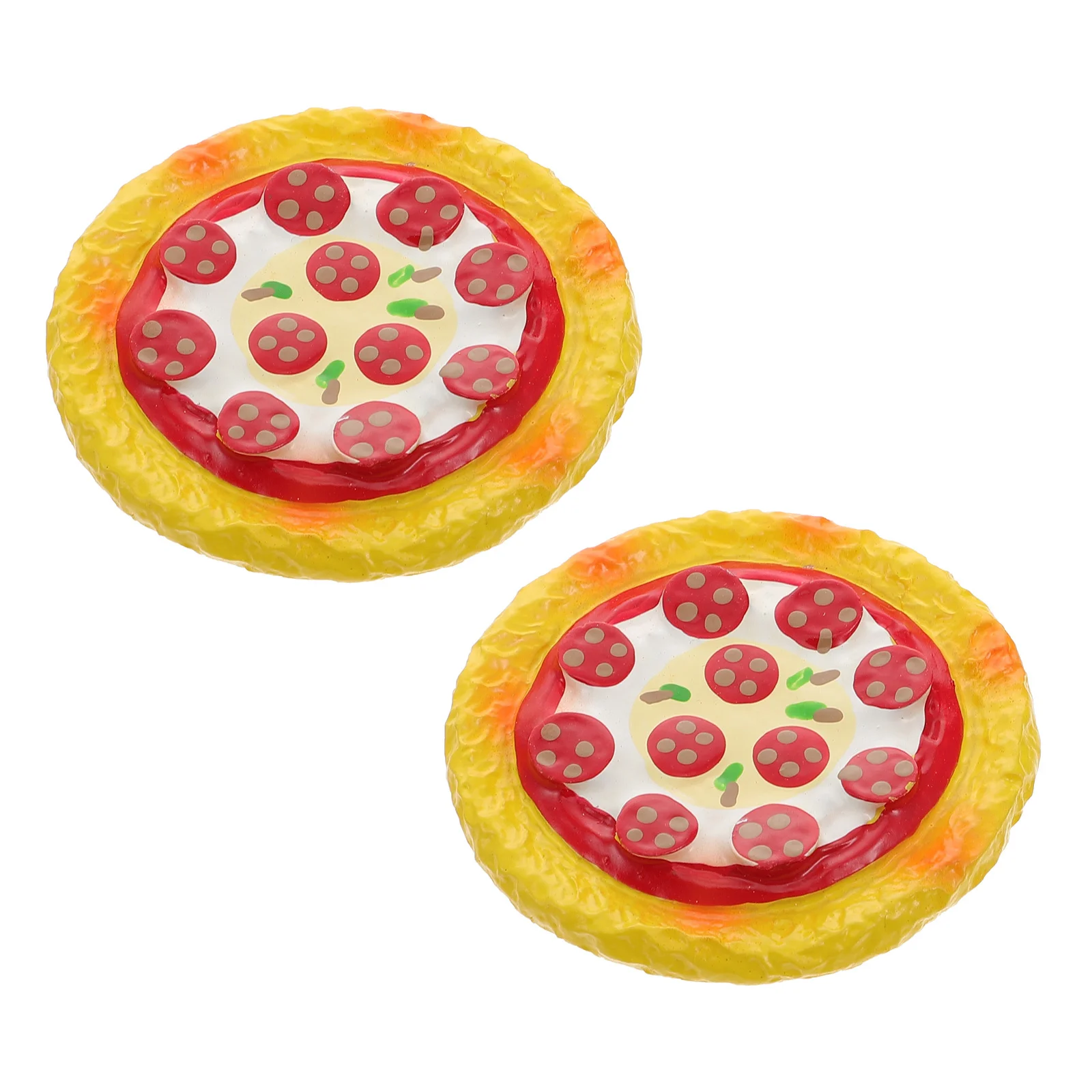 

2Pcs Pizza Shaped Fridge Magnet High Quality Resin Refrigerator Magnets Magnet Adhesion Kitchen Fridge Decoration Unique