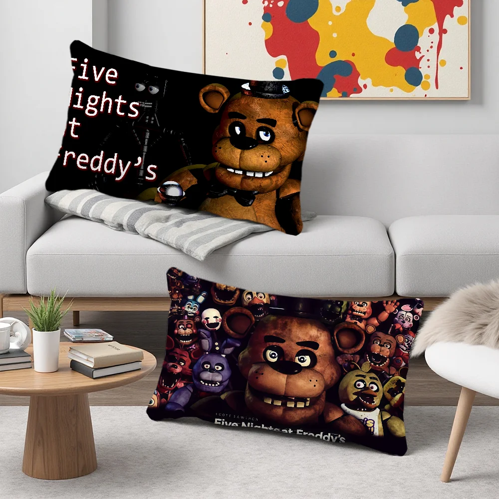 Game cushion cover Rectangle Pillow Case Printing Fnaf Bedside Sofa Room Five-nig-Hts-At-Fr-ed-DyS Home Decoration Pillowcase