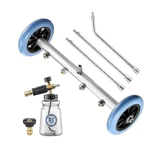 

16 Power Washer Chassis Cleaner Bottom Water Broom with Foam G un