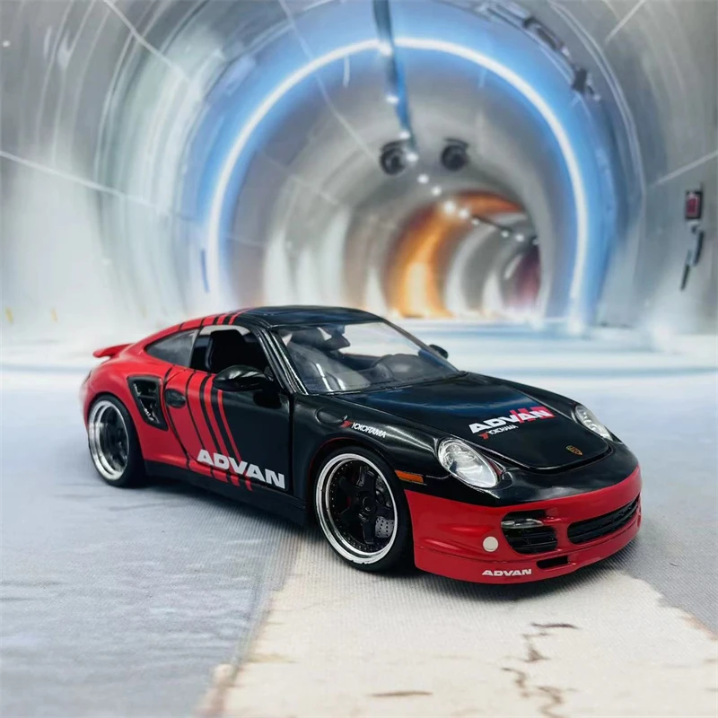 Collection de modèles en alliage de simulation rare Fast & Furious pour enfants, Porsche 911, Jada 1:24, cadeau d\'anniversaire, décoration