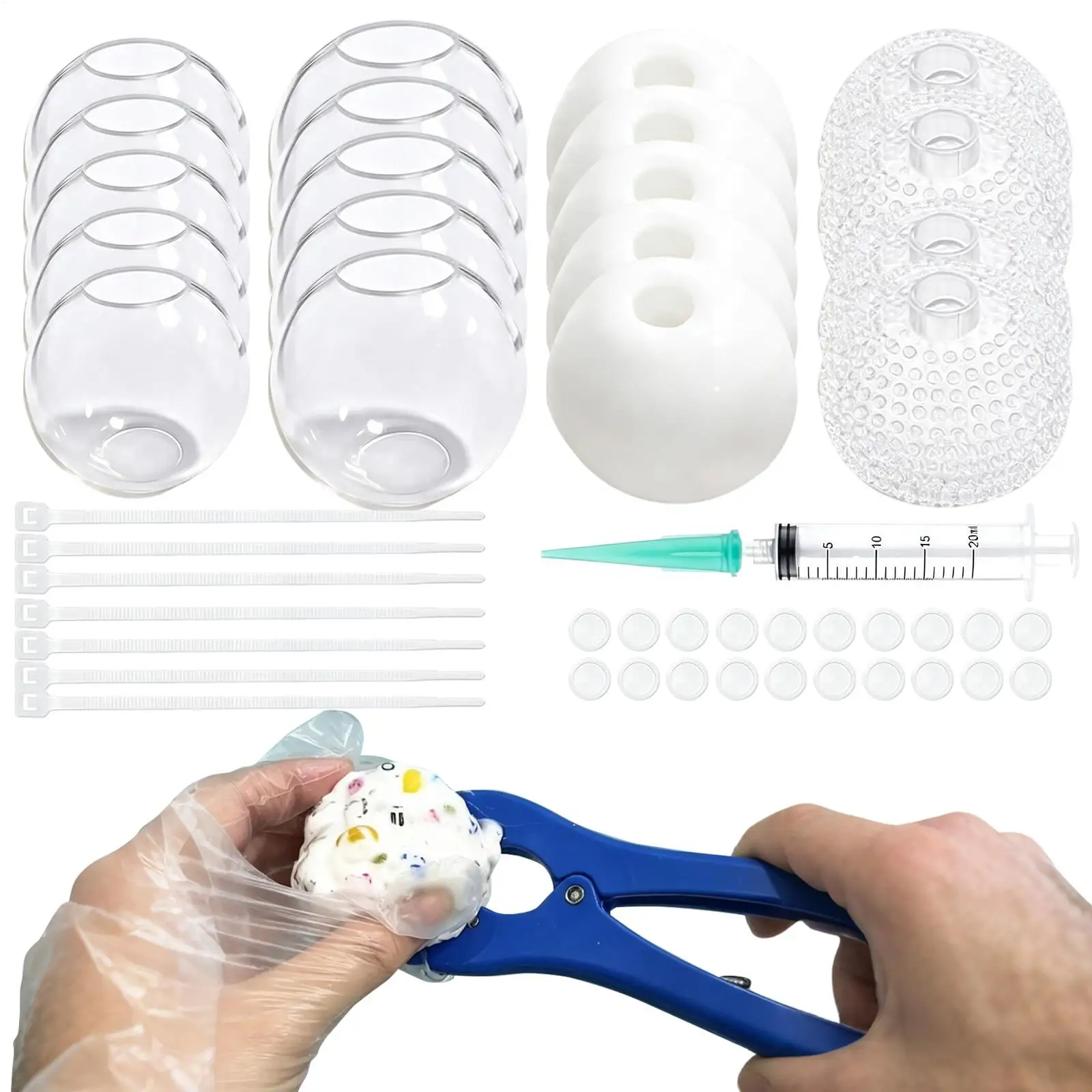 fidget-ball-making-kit-20pcs-sensory-soft-diy-craft-set-fun-relax-stress-relief-activity-for-party-birthday-christmas-gift