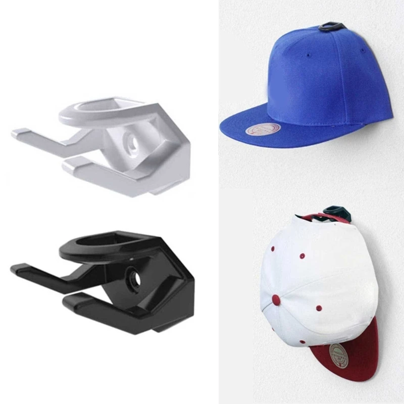 

1pc/8pcs Hat Rack Wall Hat Hook for Baseball Caps Upgraded Adhesive Hat Holder T21C