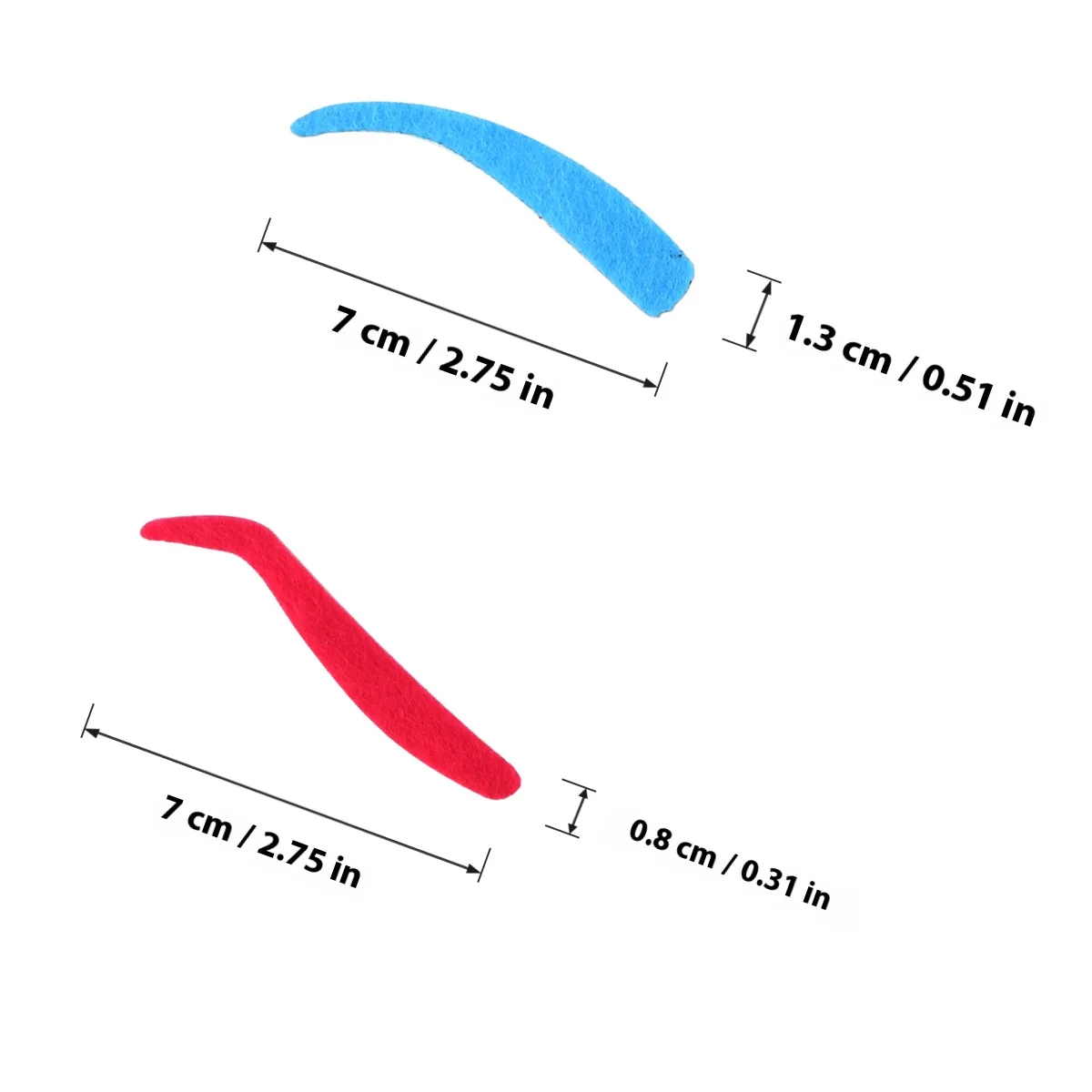 5 قطعة مجموعة الحواجب وهمية 4 أنواع 5 ألوان أزياء الهالوين اكسسوارات مضحك حفلة تنكرية تأثيري مجموعة الحاجب