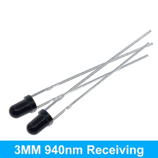 F3 F5 3mm 5mm 940nm LED Infrared Emitter and Infrared Receiver Diodes for arduino IR333C-A PT333-3B DIP-2