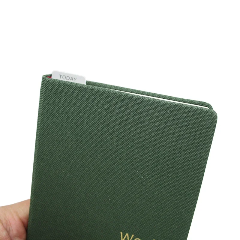 Carnet de notes en PVC pour les voyageurs de semaines, A5 horizon, bloc de polymères d\'écriture, grille, couture, tapis de découpe, planche à