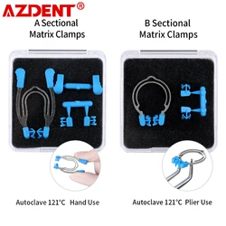 Dental Sectional Contoured Matrix Clip Hand Use Matrices Clamps Wedges Metal Ring Spring Clip Dentistry Tools Lab Instrument