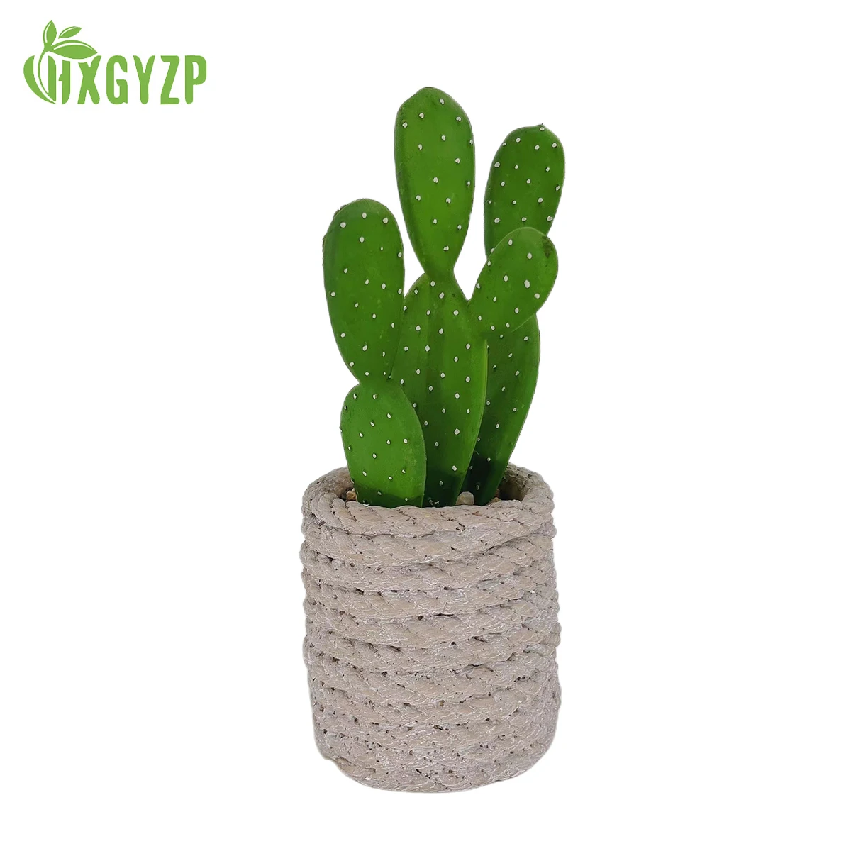 

HXGYZP Artificial Cactus Succulents Plants With Creative Cement Basin Desktop Ornaments Faux Plant Potted Garden Home Decor