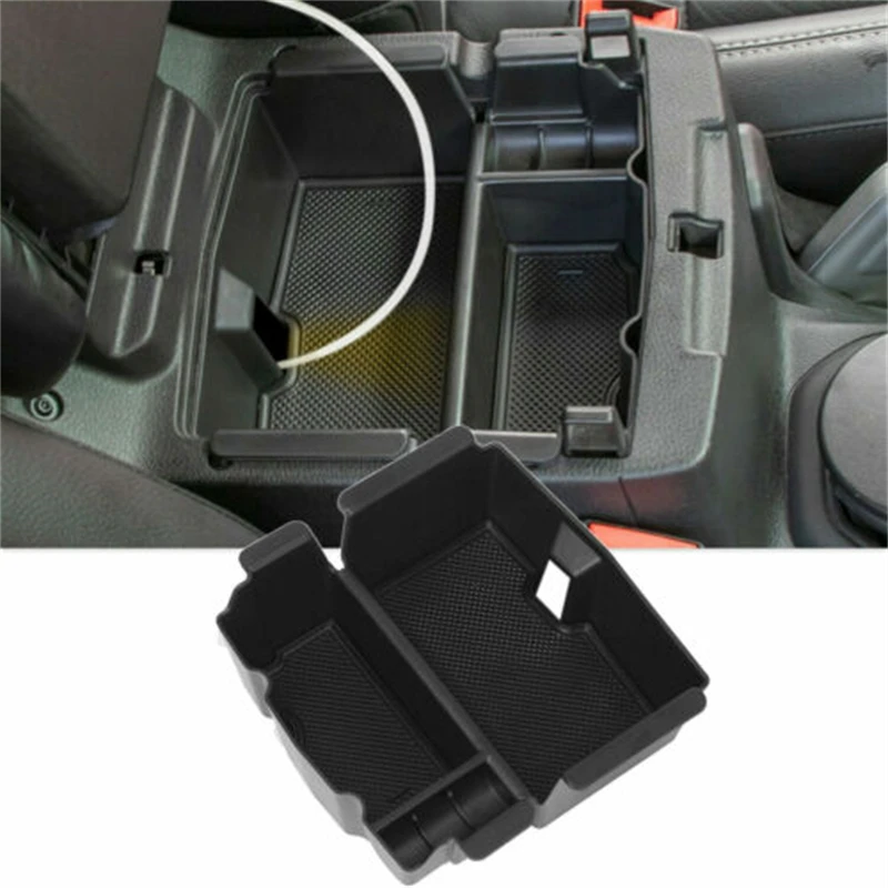 Center Console Organizer For Jeep Wrangler JL JLU Gladiator JT 2018-2021 Armrest Storage Box Coin Pallet Container Holder Tray