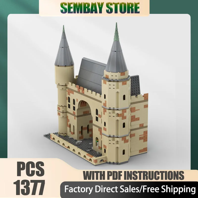 ตัวต่อโมเดลภาพยนตร์ยอดนิยม ชุดก่อสร้างแบบโมดูลาร์ ชิ้นส่วนลานบ้าน ชิ้นส่วนเทคโนโลยี บล็อก ของเล่น DIY ของขวัญคริสต์มาส