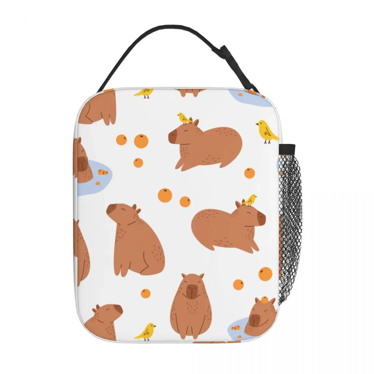 

Capybara Cartoon Insulated Lunch Bag Thermal Bag Reusable High Capacity Tote Lunch Box Food Storage Bags Work Travel