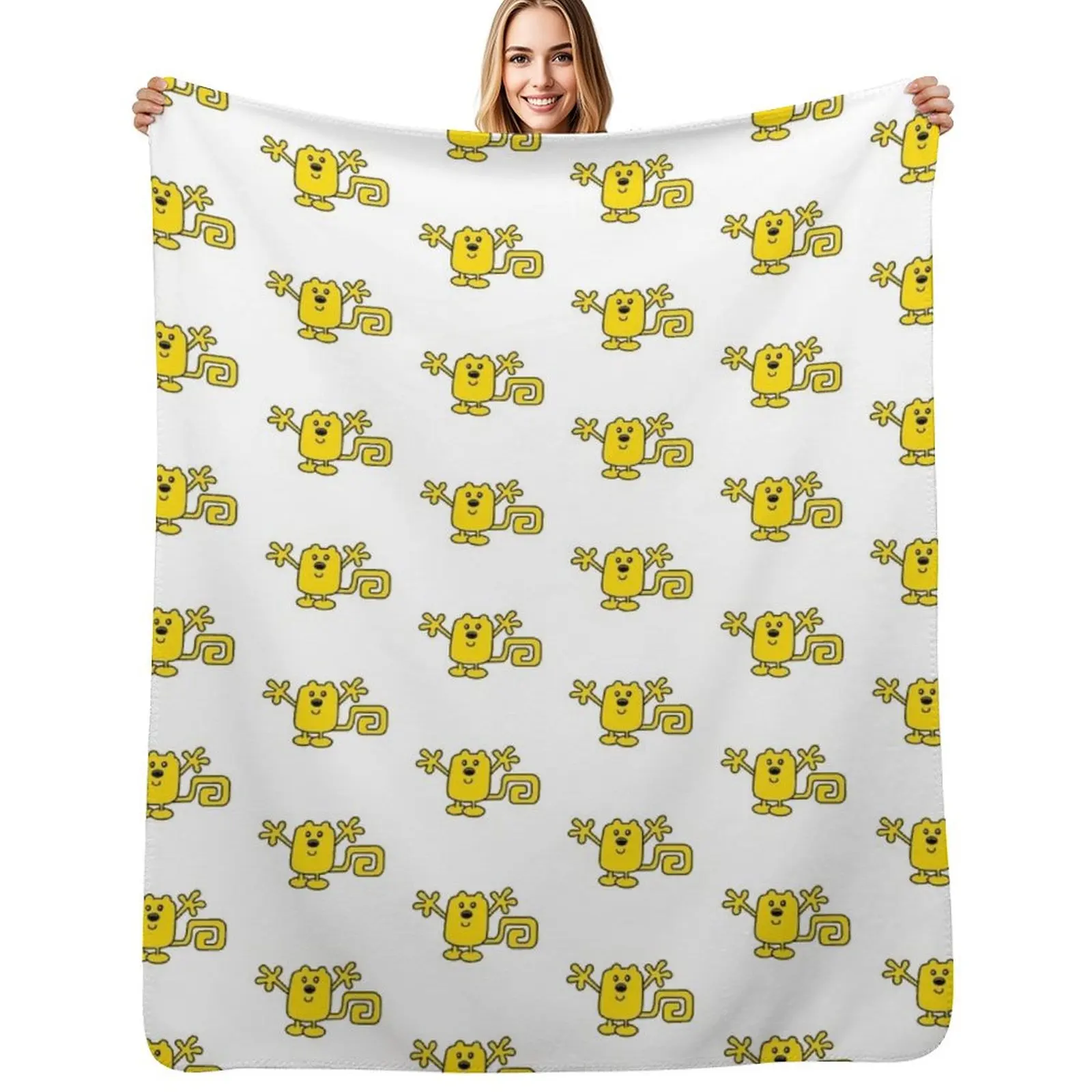 

Wow Wow Wubbzy Throw Blanket Picnic Cute Blankets
