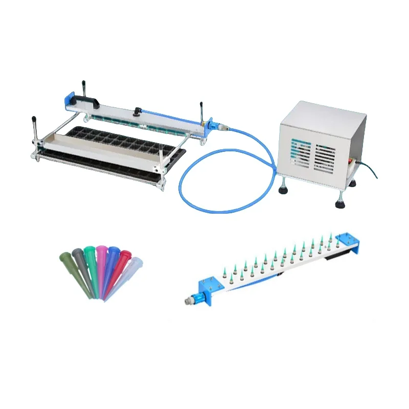 Manual tray seeder, tray seedling equipment, needle suction sowing of various vegetable seeds