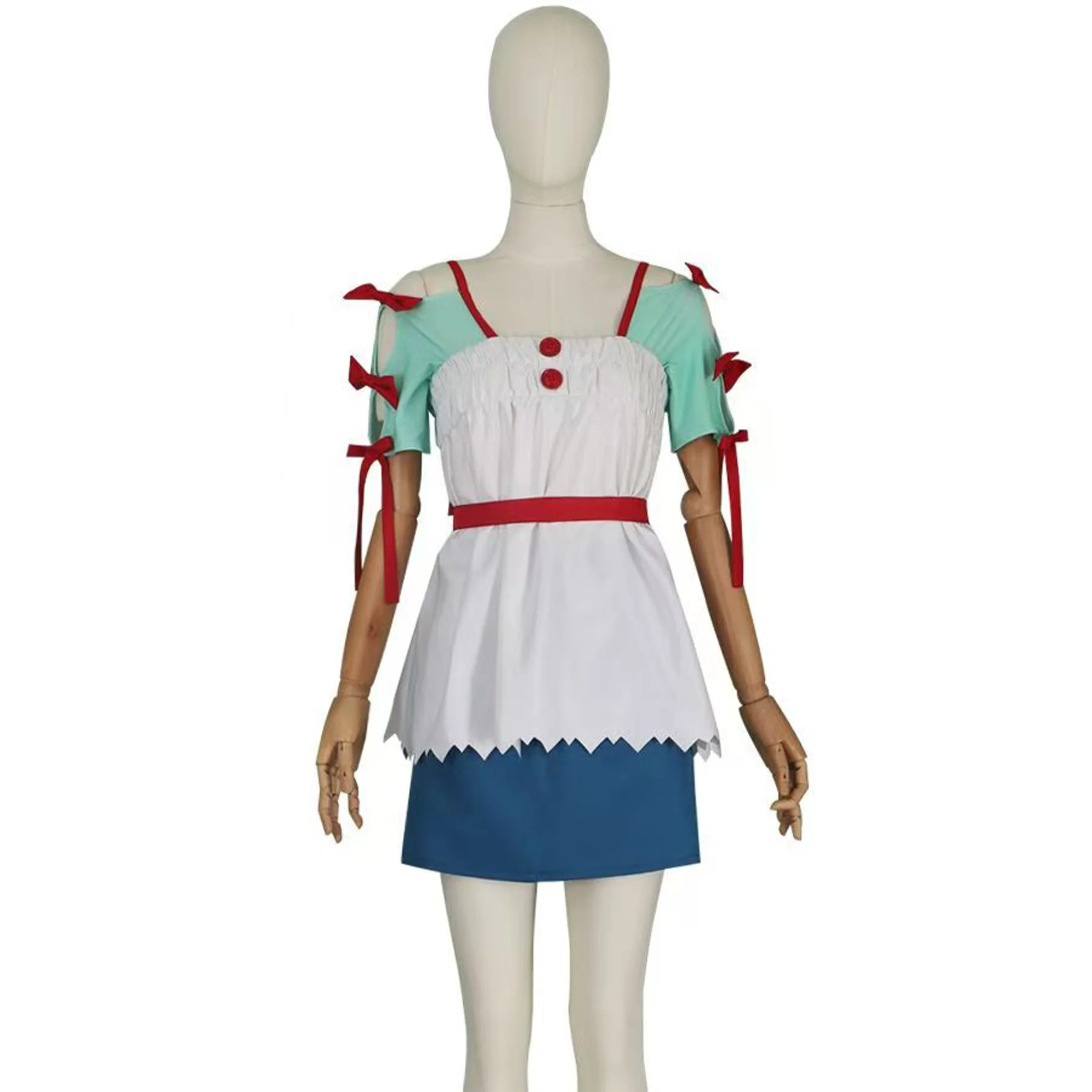 

Asuna Cosplay SAO Costume Full Set Womens Lolita Outfits Kawaii Party Uniform