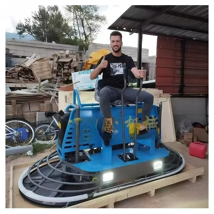 

37HP EPA Engine Ride on Helicopter Double Cylinder Disk Road Cement Finishing Machine Driving Concrete Power Trowel