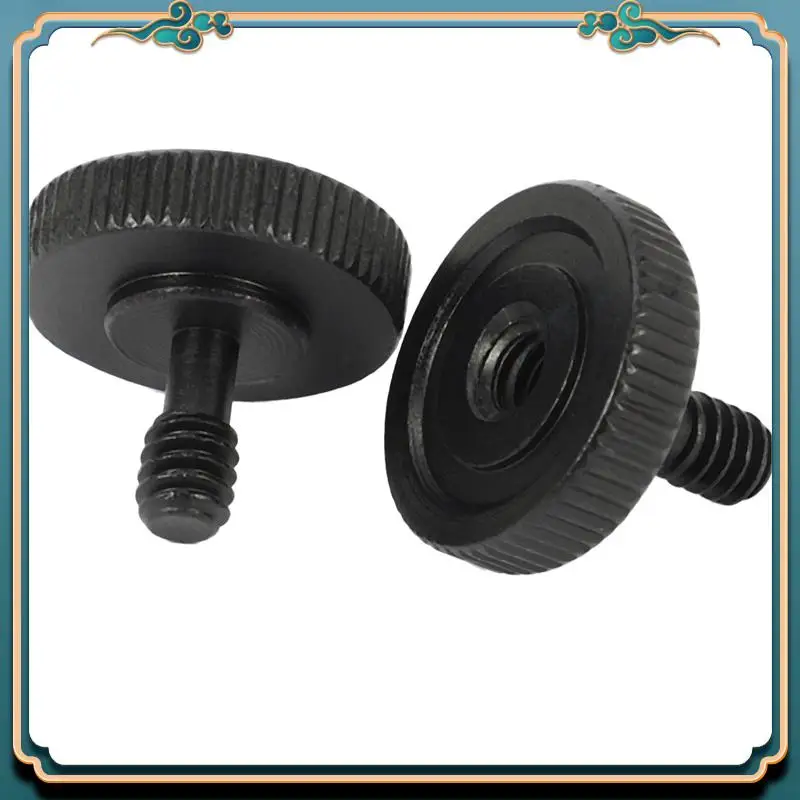 كاميرا ABJG-Thumb المسمار 1/4 بوصة Thumbscrew L قوس المسمار محول تركيب الجزء السفلي 1/4 بوصة-20 أنثى الموضوع (عبوة من 40)