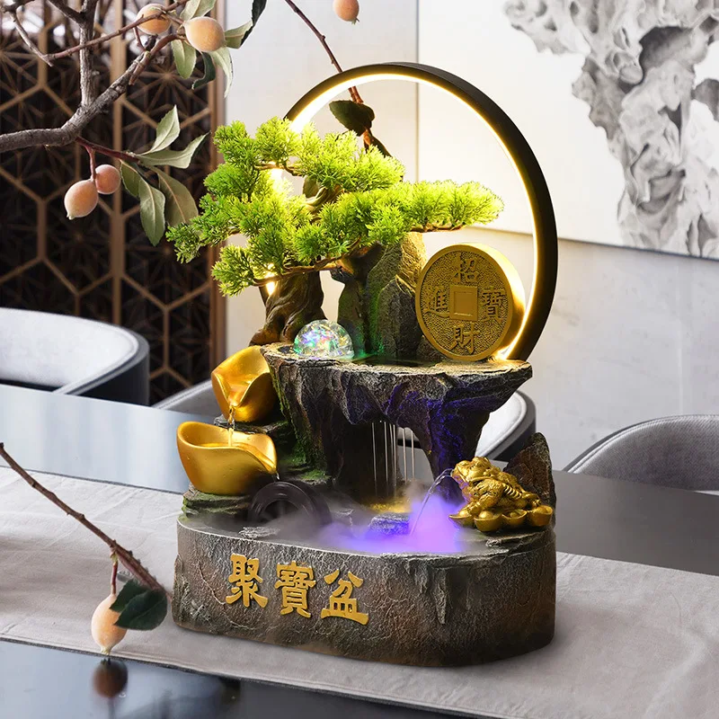 Steingarten Fengshui Wheel und Liushui Zhaocai Circulating Water Landscape Company