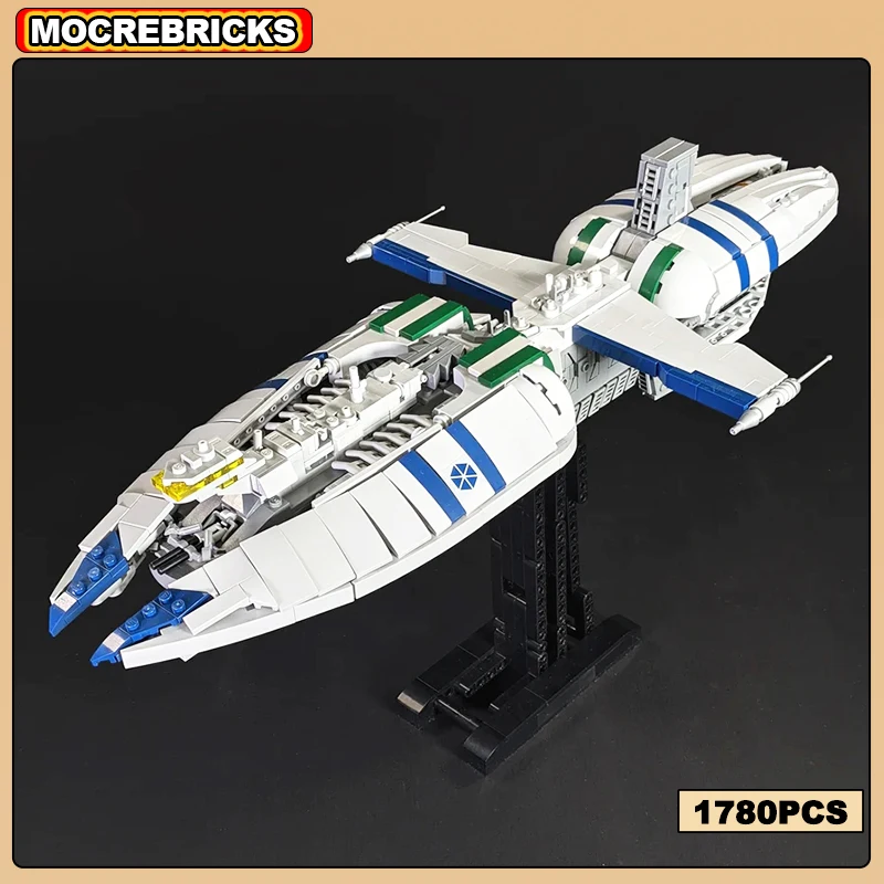 

Space Series Moc Munificent-class Star Frigate Building Blocks Cruiser DIY Assembly Bricks Toys Collection Model