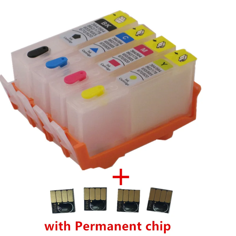 New!!! Refillable ink cartridge for HP 902 903 904 905 with chip for HP OfficeJet pro 6950 6951 6954 6956 6960 6970 6961 6964