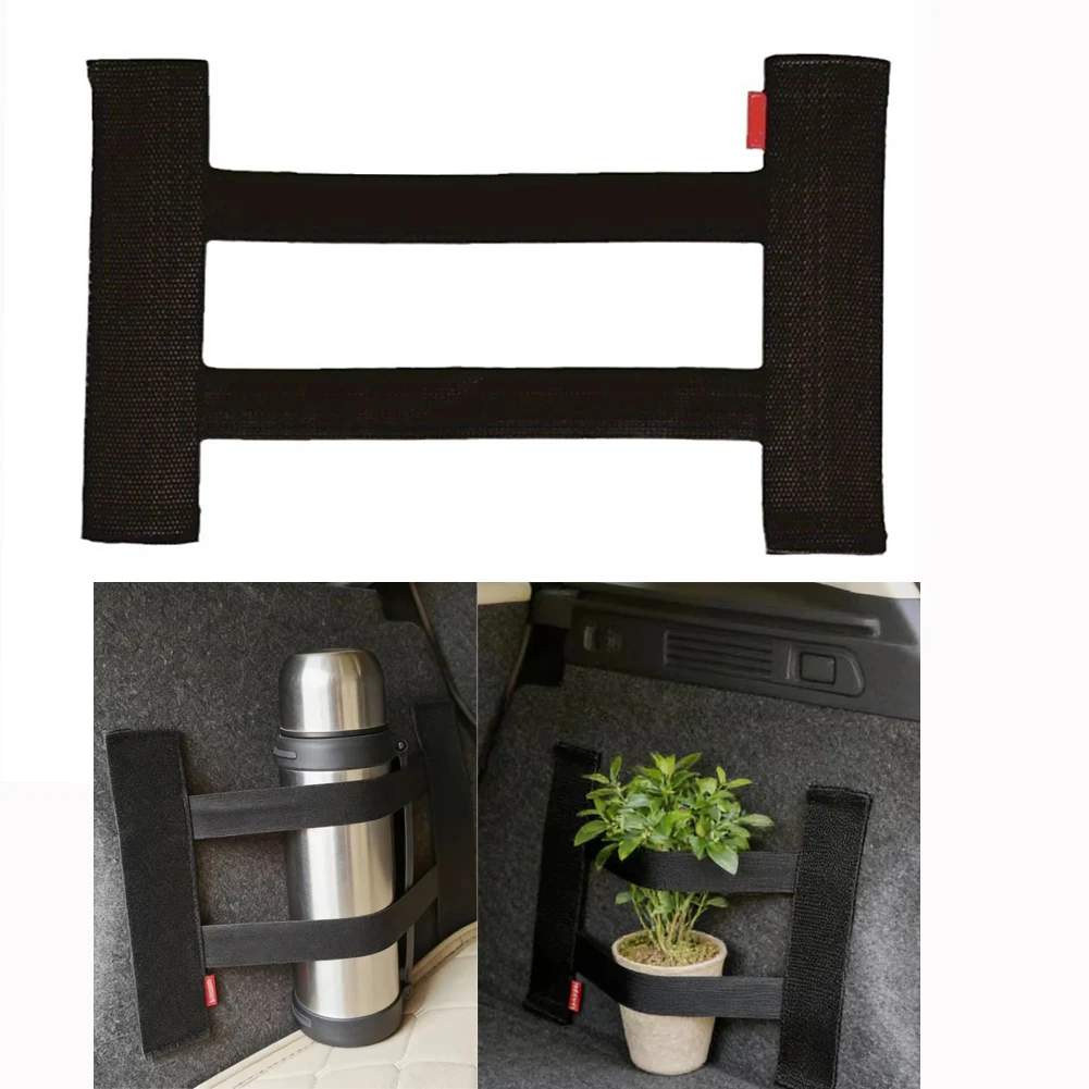 1pc Car Trunk Elastic Fixing Strap SUV Storage Belt Adjustable 325mm/380mm Heavy Duty Organizer Tape Car Luggage Holder Accessor