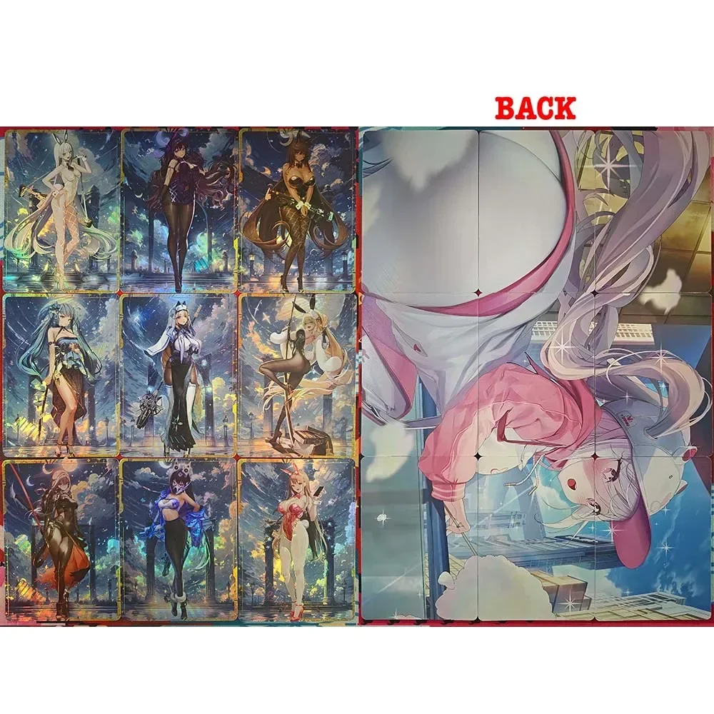 

9 шт./компл., аниме «История богини», DIY ACG, карты-головоломки, игры для мальчиков, игрушки, коллекционные карты, подарки на день рождения, настольная игра, Китагава Марин Альбедо