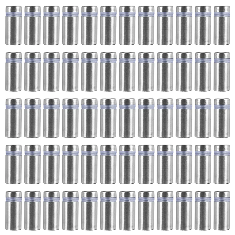 

ABLL-60Pcs Sign Standoff Screws Advertising Screws Stainless Steel Wall Standoff Mounts Glass Acrylic Nail For Glass Artwork