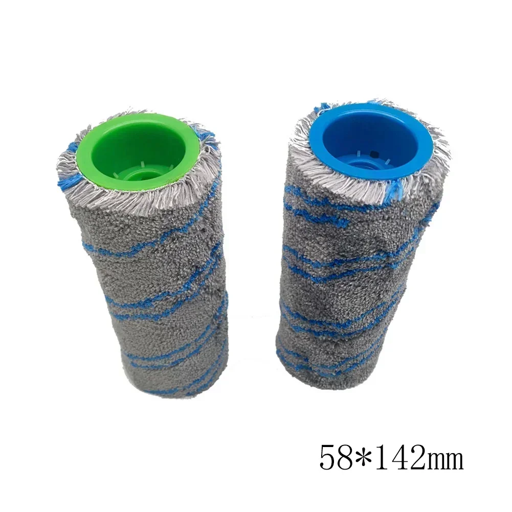 Juego de rodillos de microfibra, pieza de repuesto resistente, número 4,030-088.0 para Limpiador a vapor Karcher BR 30/1/FC3/FC3