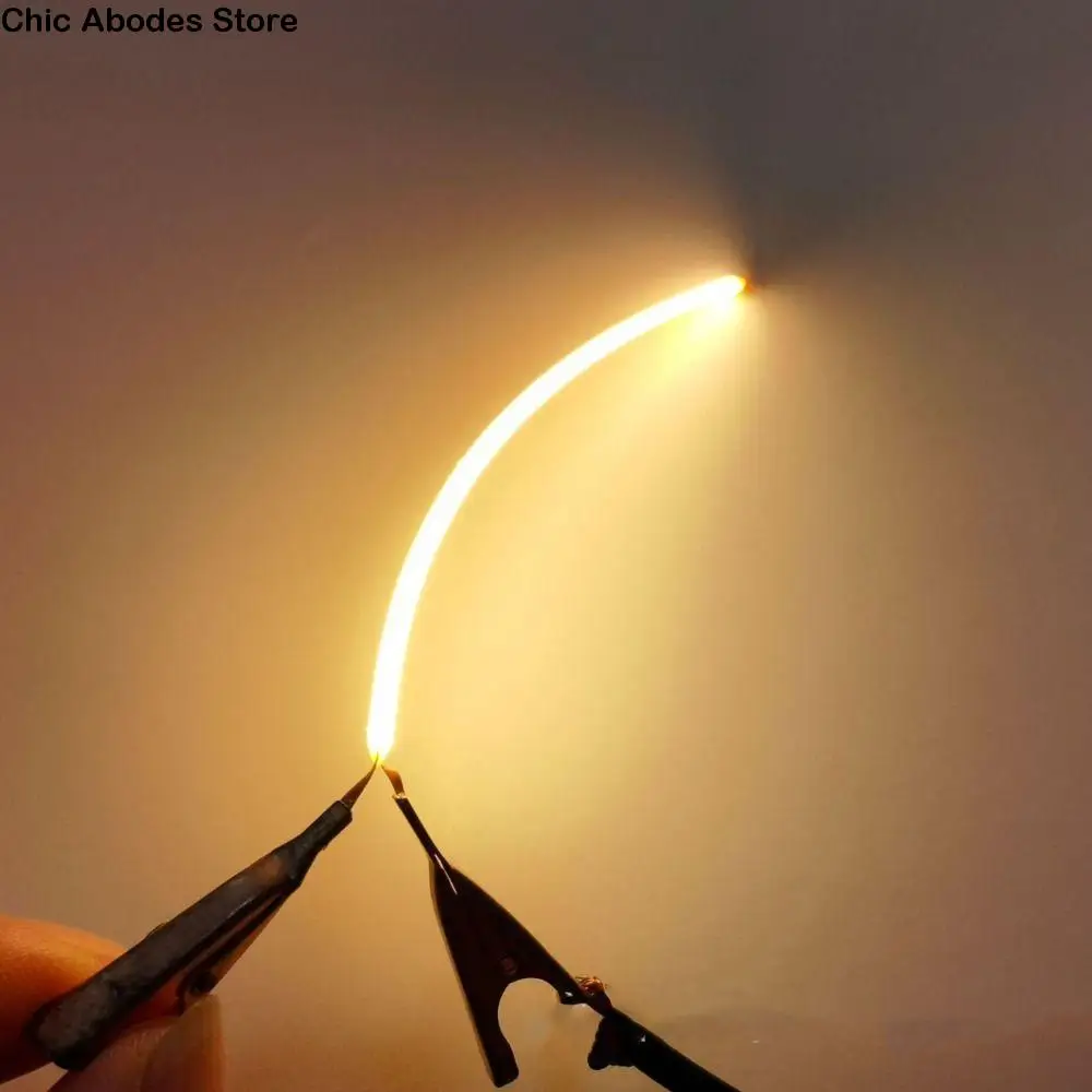 

DC3V Led Flexible Filament 25mm 80mm 110mm 128mm 190mm 300mm 352mm Same Pole Edison Bulb Lamp Parts Durable