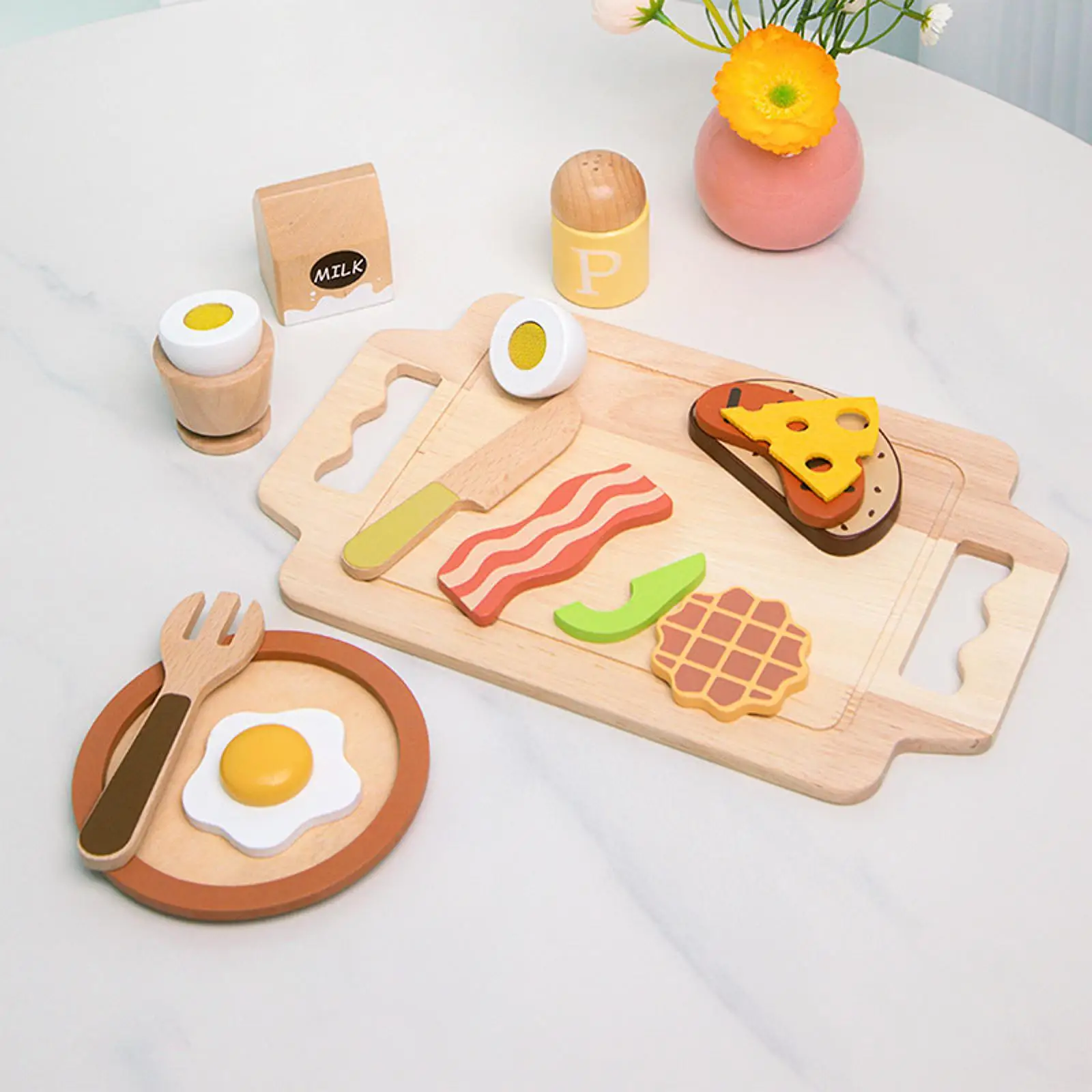 Kitchen Toys Miniature Role Play Play Food for Boys Girls Kids Toddlers