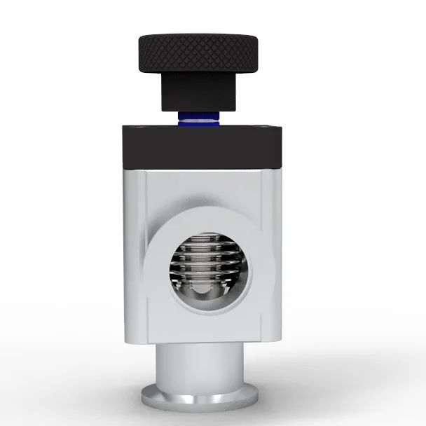 High vacuum manual baffle angle valve vacuum cavity KF16/KF25/KF40/KF50 high efficiency