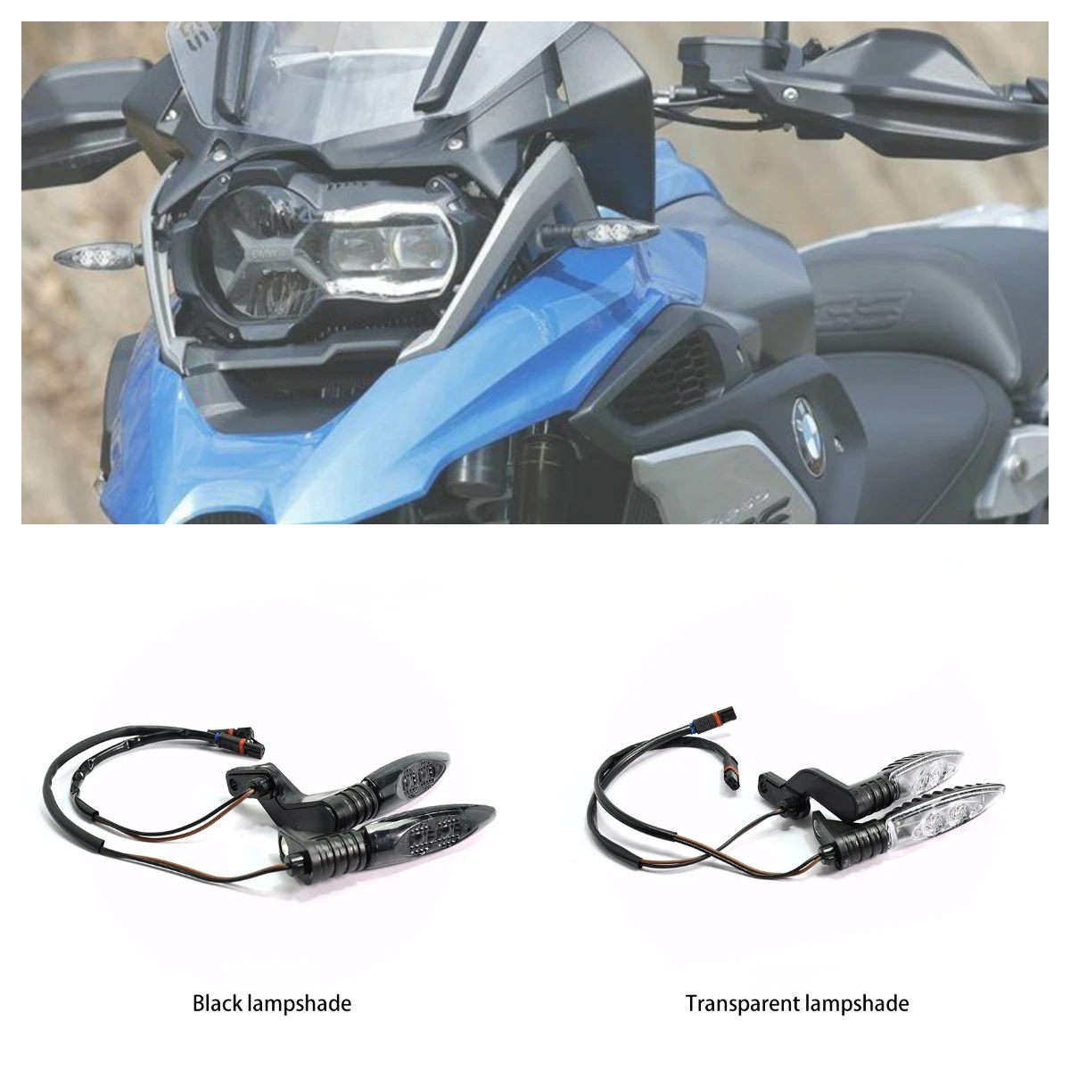 For BMW R1200GS F800/ F650GS/ F700GS Front/ Rear Turnlight Modified Motorcycle LED Turn Signal