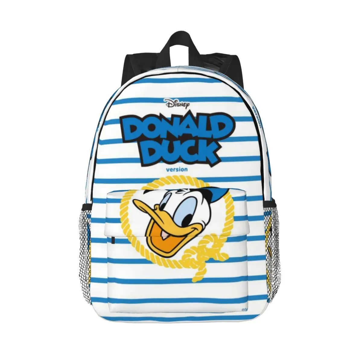 Mochila leve Donald Duck de 15 polegadas – Bolsa versátil e elegante para escola, viagens e uso diário