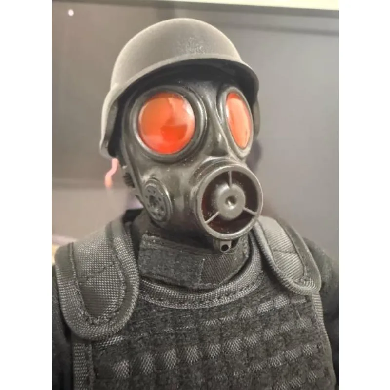 Mini-Soldat im Maßstab 1:6, Gesicht, Mini-Spielzeugmodelle, nicht echte Sachen, Gasmaske, Spielzeug für 12-Zoll-Action-Figur-Puppen, Szenenkomponente