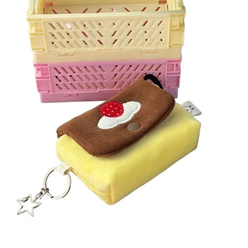 Multifunctional Coin Wallet Card Holder New! for Portable Zero Wallet Cute Ins Card Bag Cute Retro Soft Camera Bag