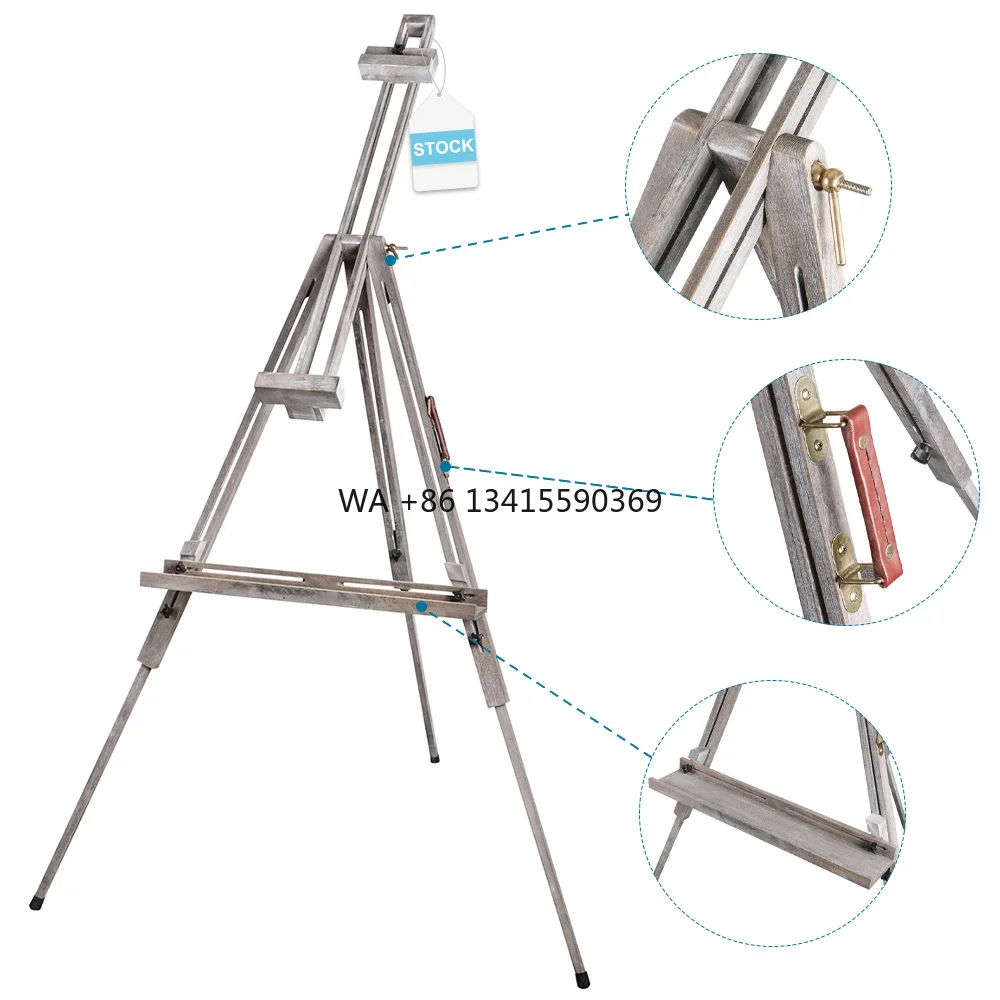 

SINOART Low MOQ Outdoor Artist Tripod Easel Wooden Easel for Art Supplies
