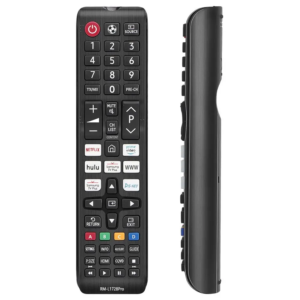 

Universal Replacement Remote Control for Samsung Smart TV LCD LED UHD QLED 4K HDR TVs with Netflix Rakuten TV Prime Video Button