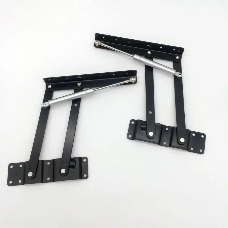 Hydraulic buffer coffee table lifter Multifunctional space-saving furniture Hardware accessories Dual-purpose foldable bracket