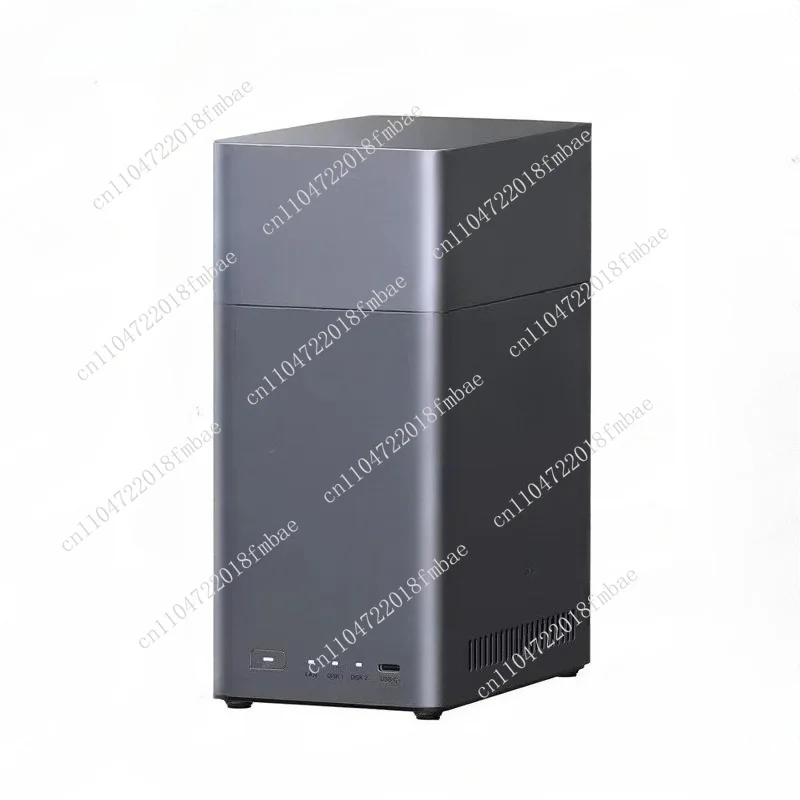 DH2300 Diskless 2-Bay NAS 60TB Capacity 8GB LPDDR5 1GbE Network Storage for 4K Multimedia