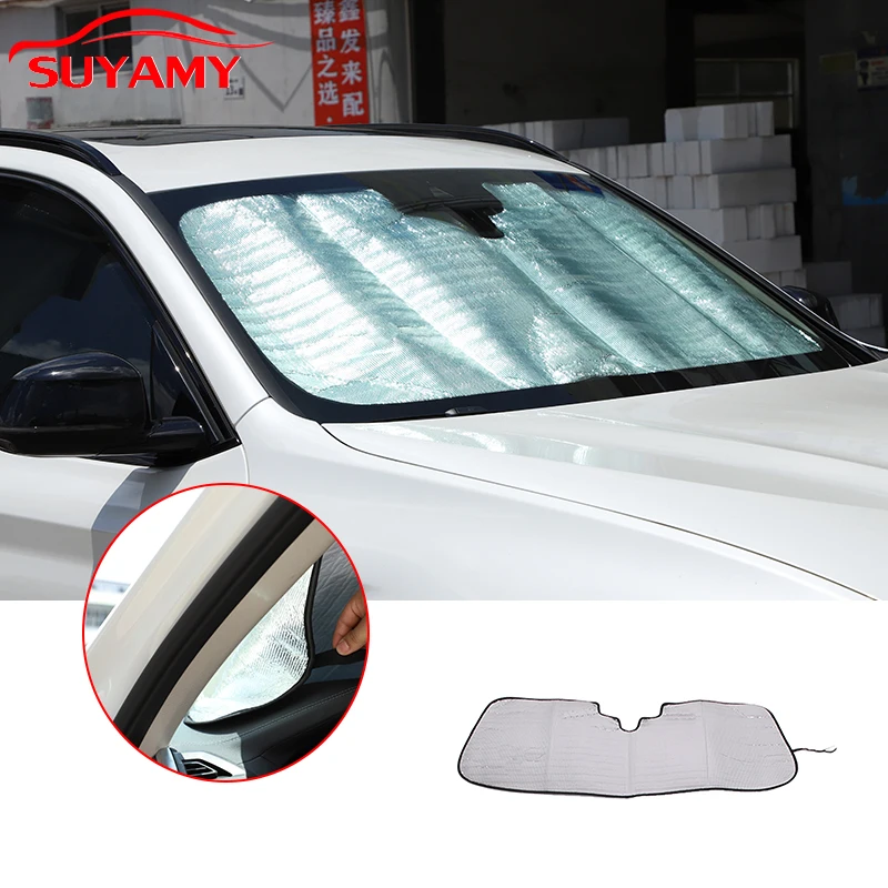 

For BMW X3 G01 2018-2022 Front Sunshade Car Interior Foldable Trim UV Protection Accessories Window Glass Sunshade Accessories